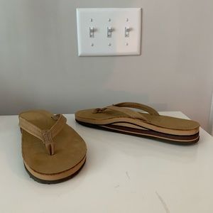 Rainbow sandals - tan